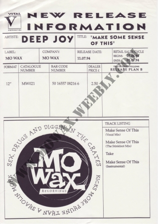 Mo Wax releases MW021 - MW030 - Mo Wax Discography